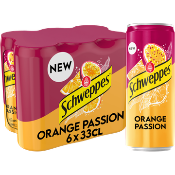 Schweppes Orange Passion 6 x 330ML