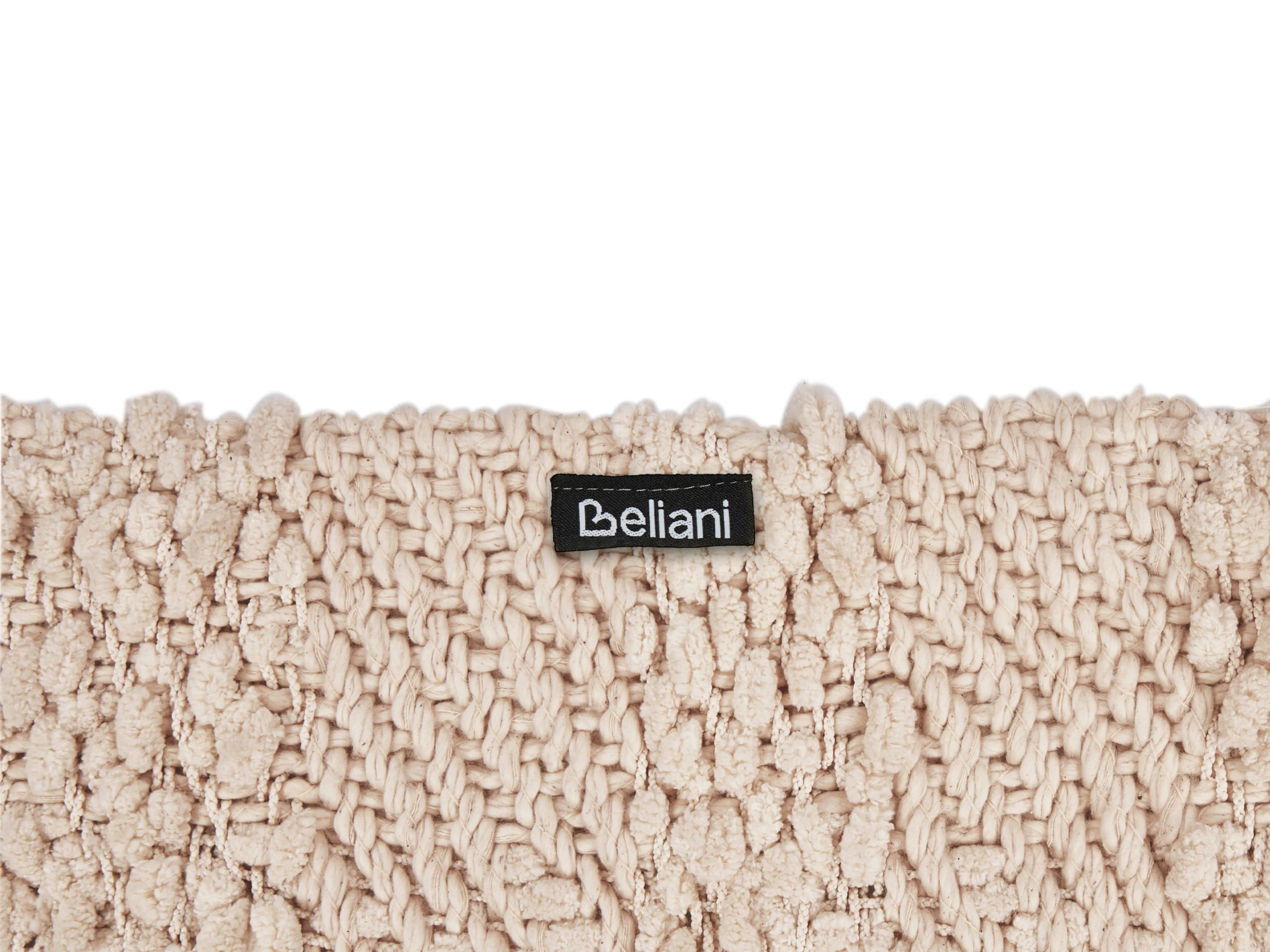 Plaid VELLA Katoen 220 x 240 cm Lichtbeige