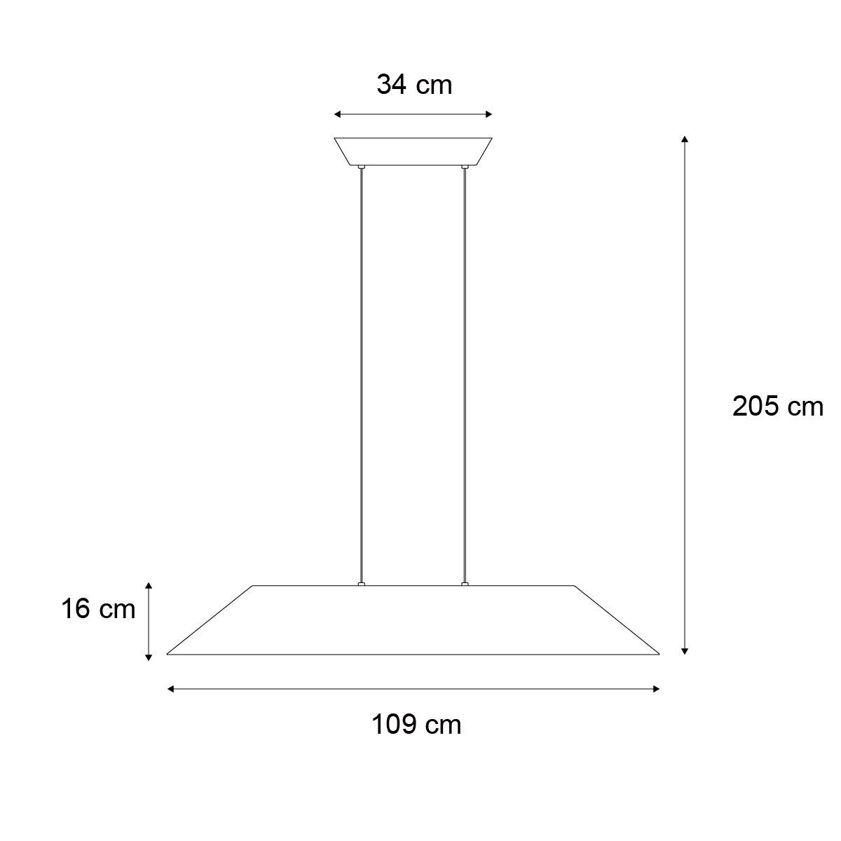 Moderne hanglamp zwart met grijze binnenkant incl. LED 3-staps dimbaar - Dani