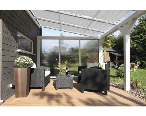SKAN HOLZ zijpaneel voor terrasoverkapping 305x200 cm Douglasspar naturel