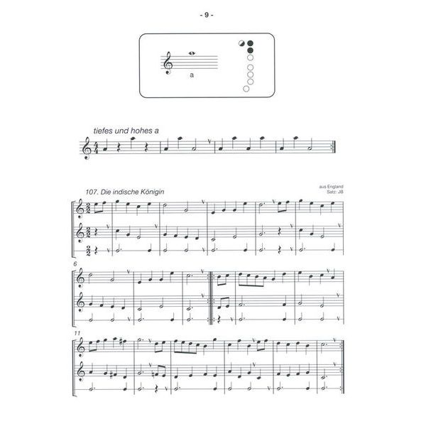 Johannes Bornmann Anfang Sopranblockflöte 3