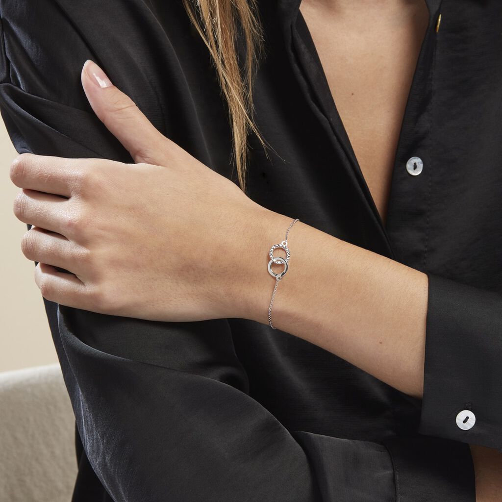 Bracelet Argent Blanc Ula