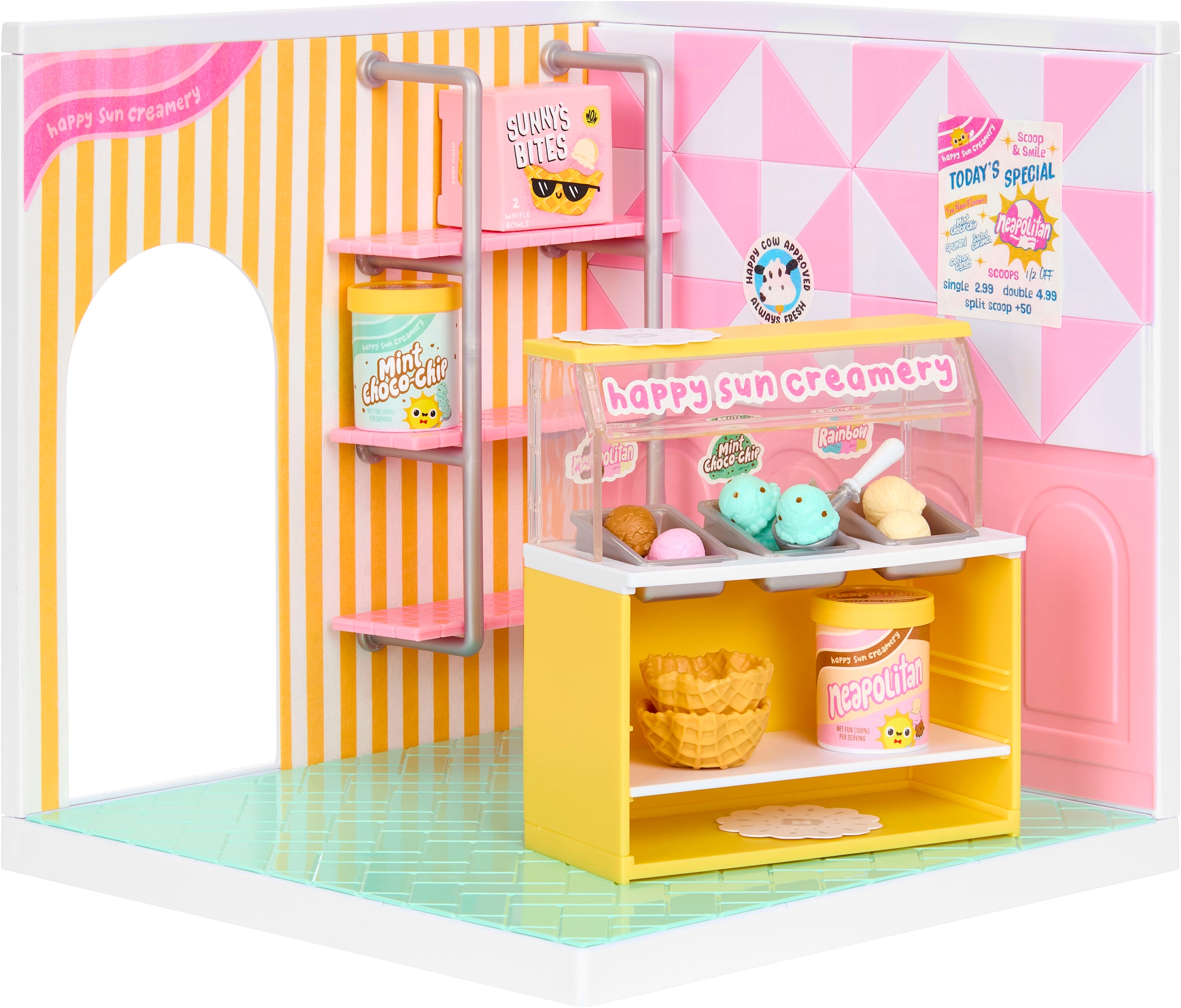 MGA ENTERTAINMENT Kreativset »MGA's Miniverse - Spaces Starter Pack- Ice Cream«