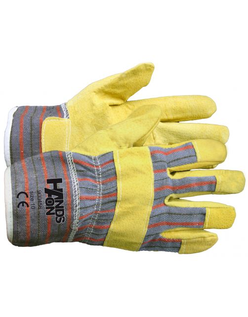 Kixx Handschoen Varkenssplit - Handschoenen - 12x15x27 cm Geel 10
