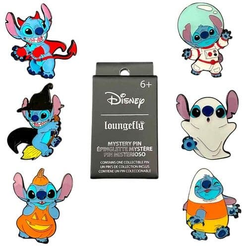 Funko Loungefly Stitch Halloween Cos Blind Enamel Pin (3DS)