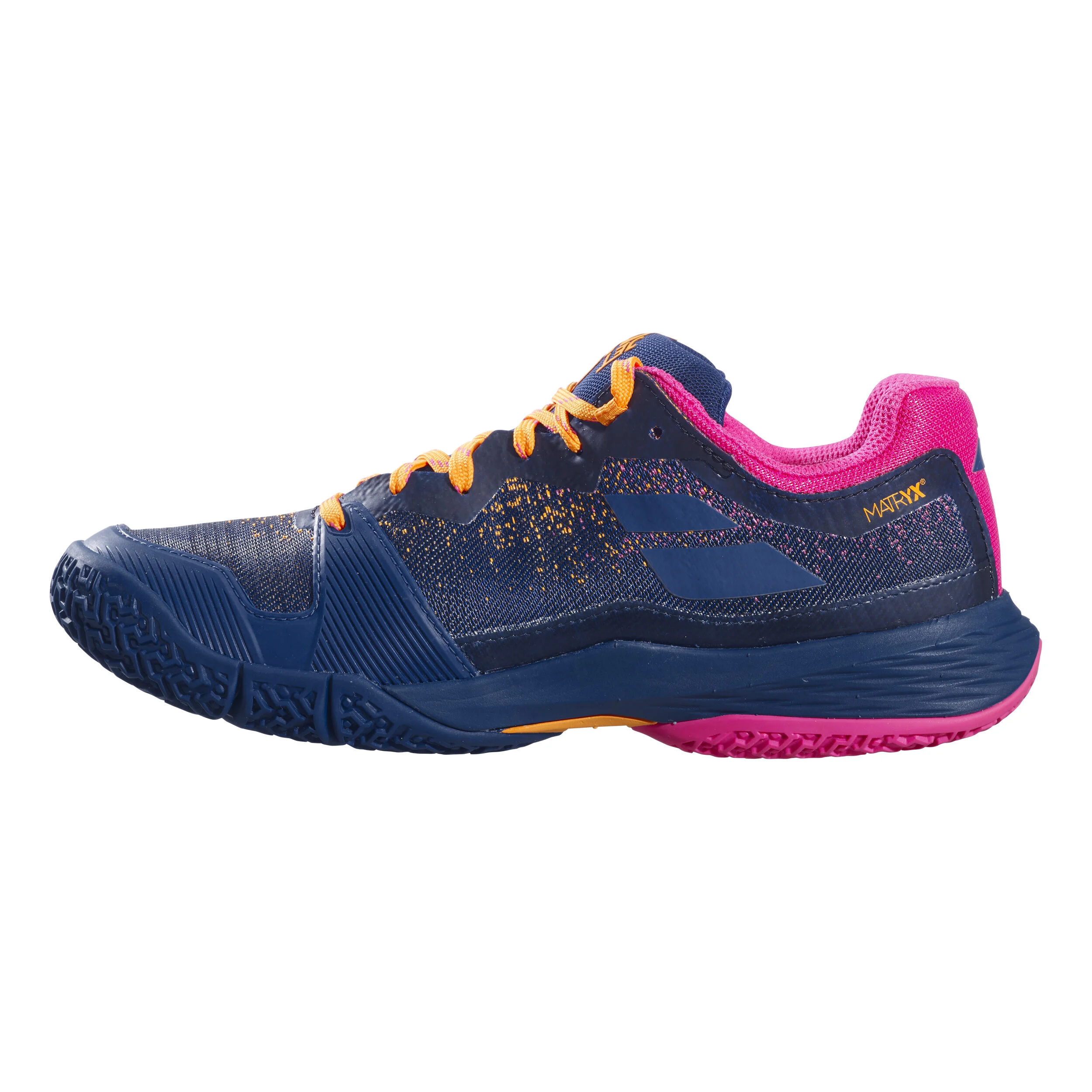 Babolat Jet Ritma Chaussures Padel Femmes - Bleu Foncé , Pink