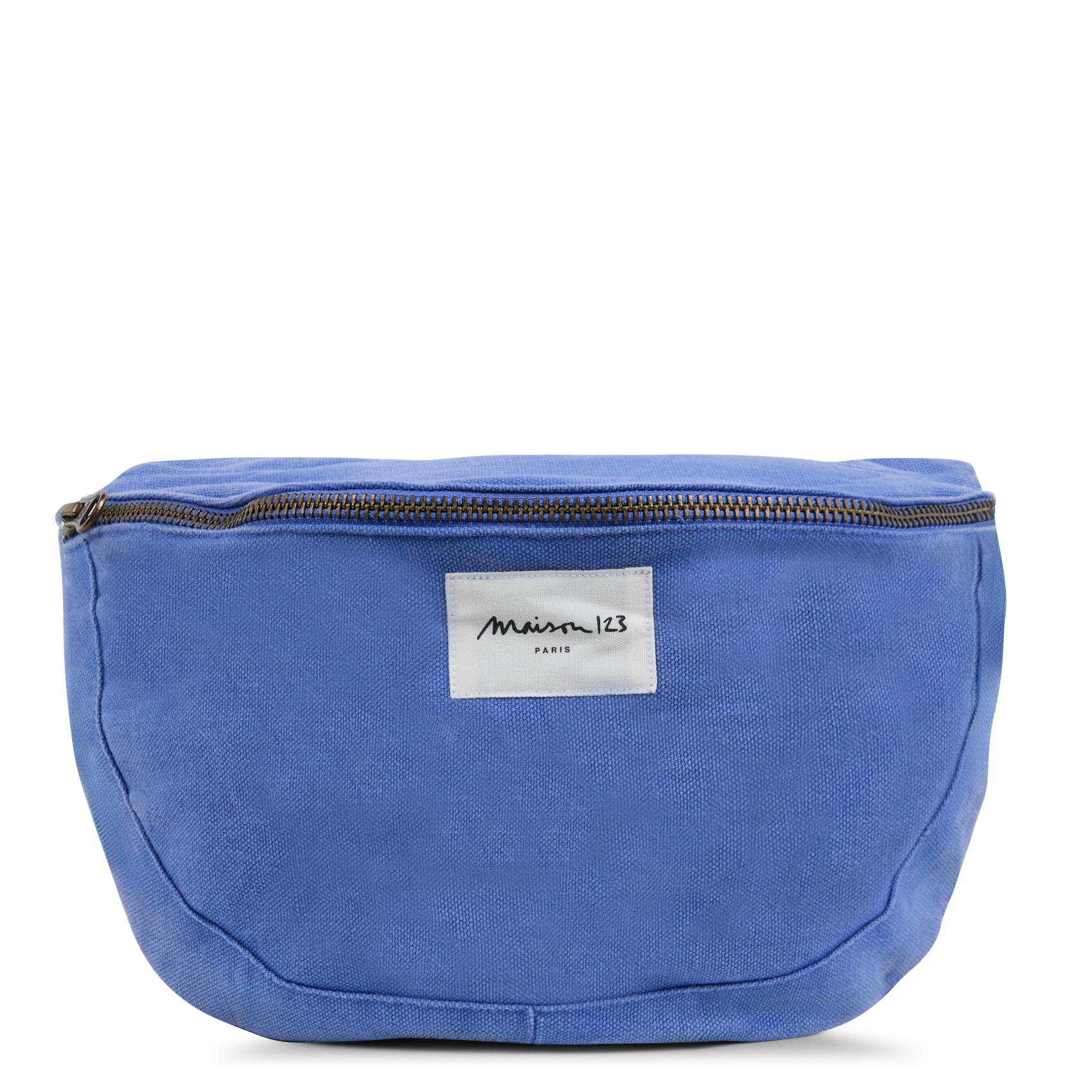 GELINA - Sac banane en coton | Bleu