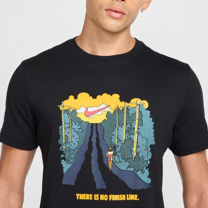 Nike Herre T-shirts Run IYKYK SS Tee Sort