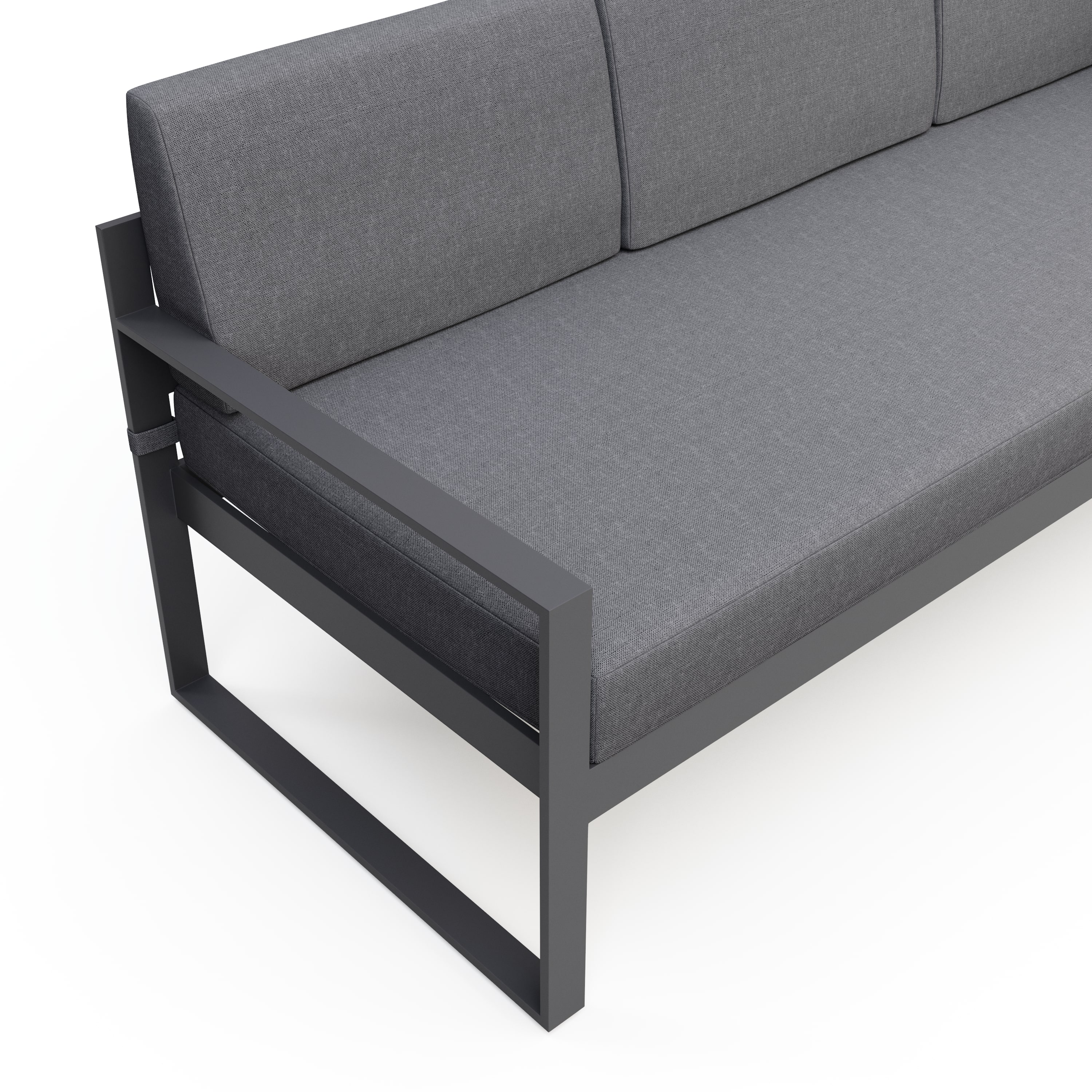Lounge ROKSOLANA anthrazit/schwarz