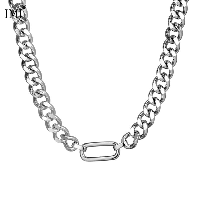 Tenri - Geometrische choker van roestvrij staal (verschillende ontwerpen)