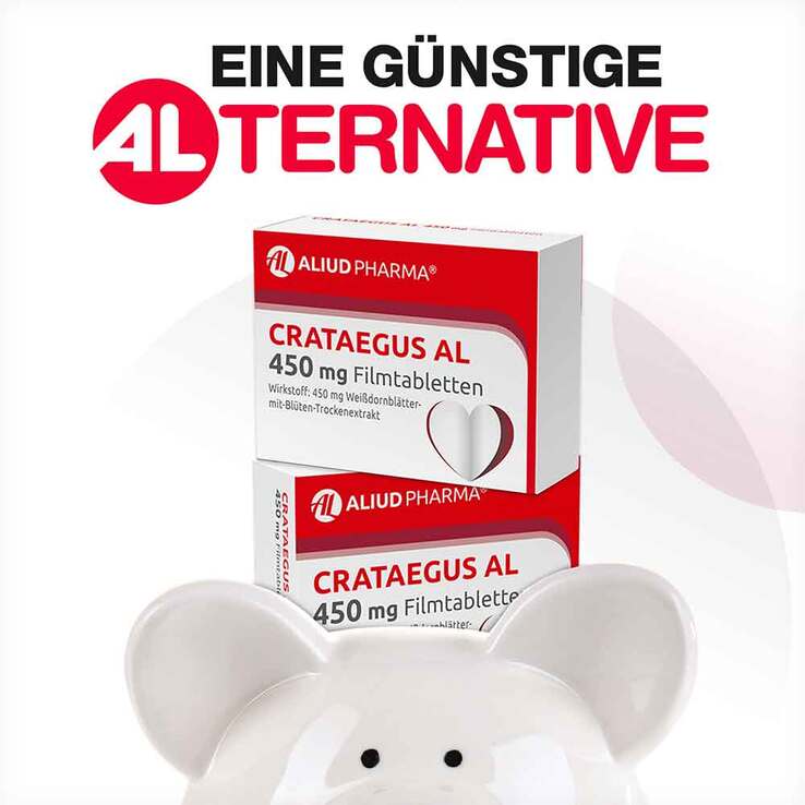 CRATAEGUS AL 450 mg Filmtabletten, 100 St