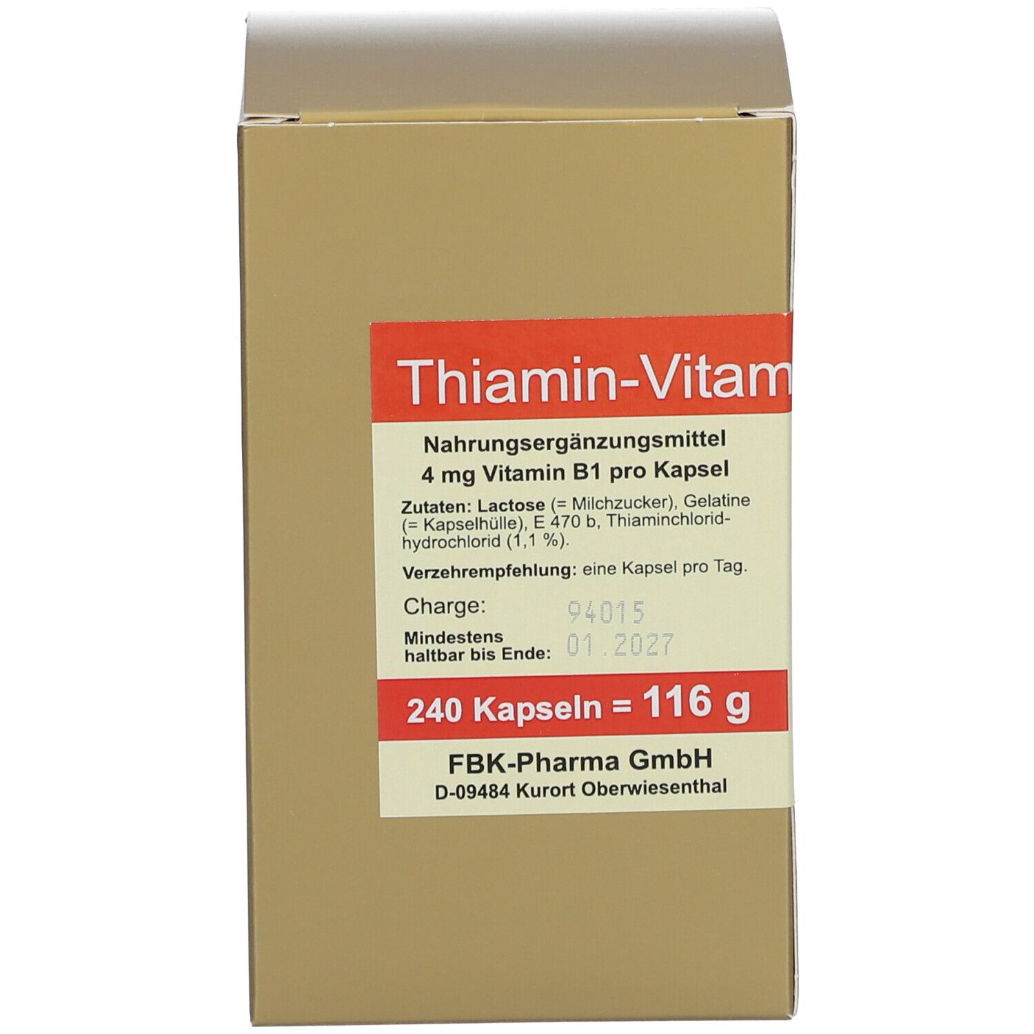 Thiamin-Vitamin B1