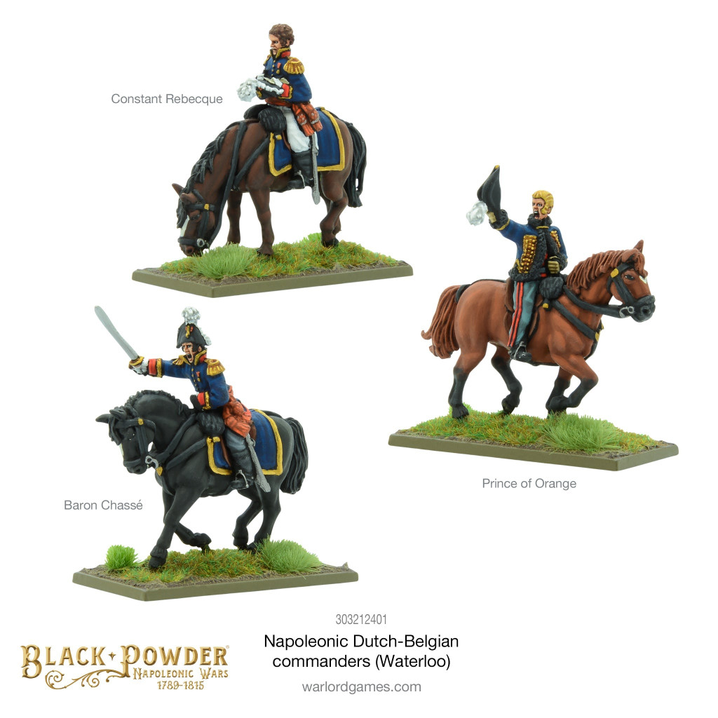 Black Powder - Waterloo - Napoleonic Dutch/Belgian Commanders