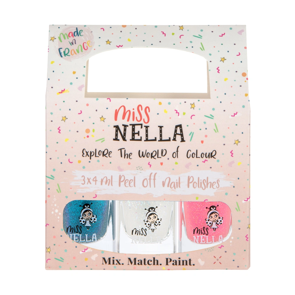 Kinder-Nagellack-Set PARTY COLLECTION (3X4ml)