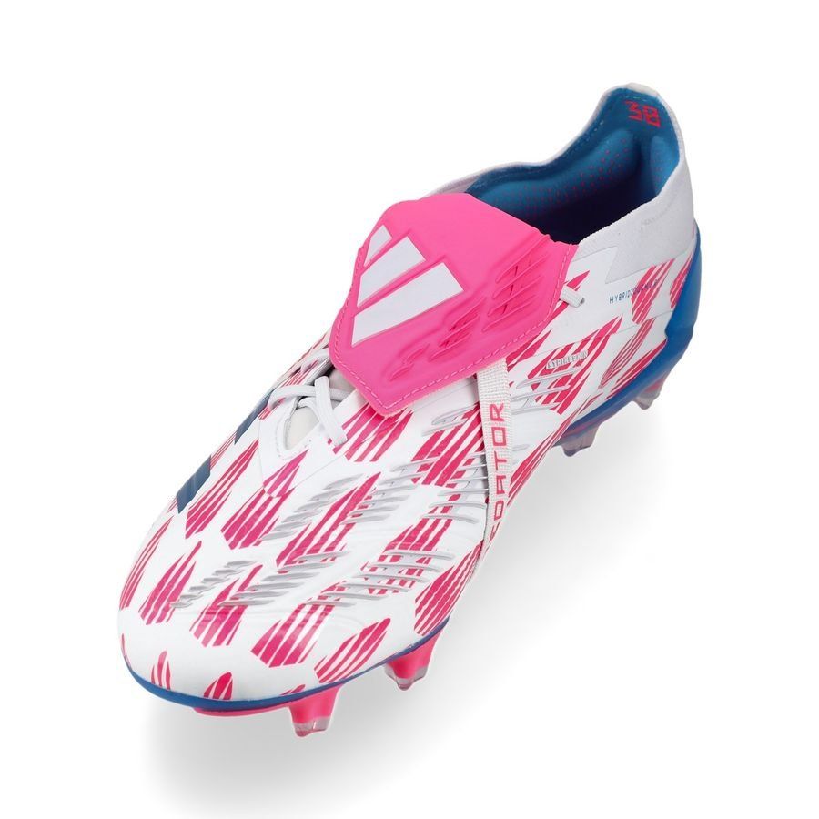 adidas Predator Elite Fold-over Tongue FG Reemergence - Blanc/Bleu/Rose