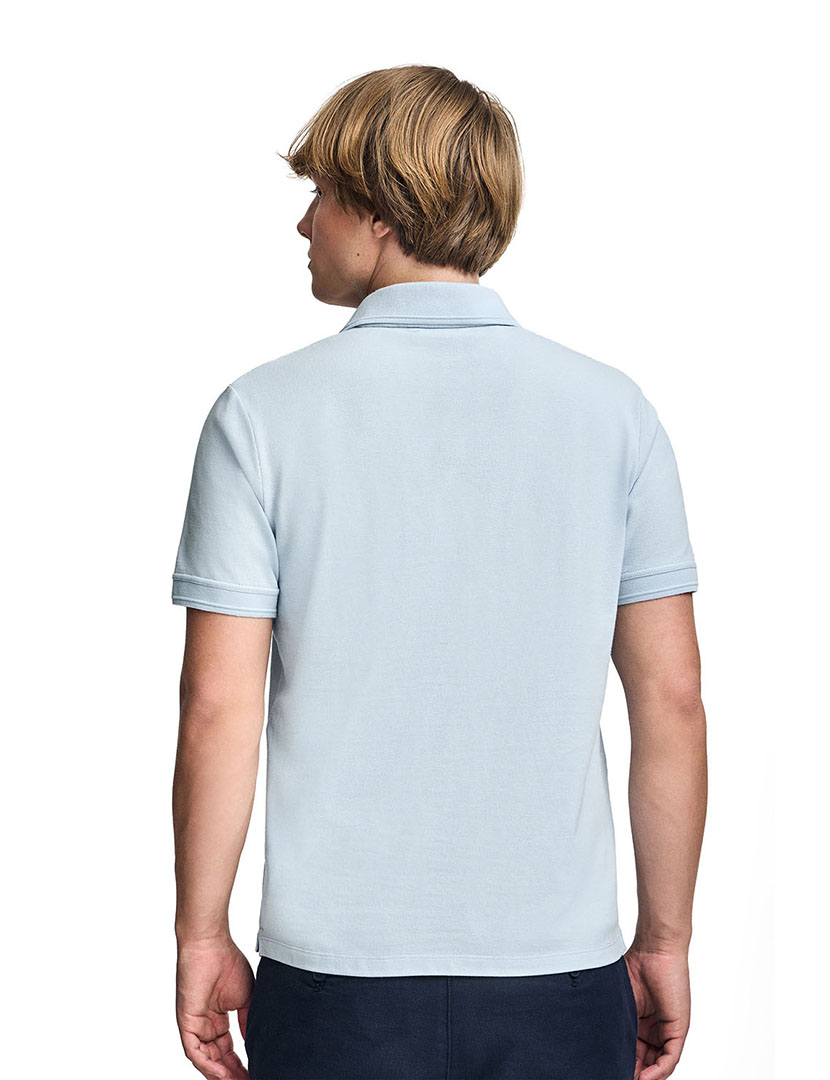 Rigby Go Ss Vn Light Blue Polo