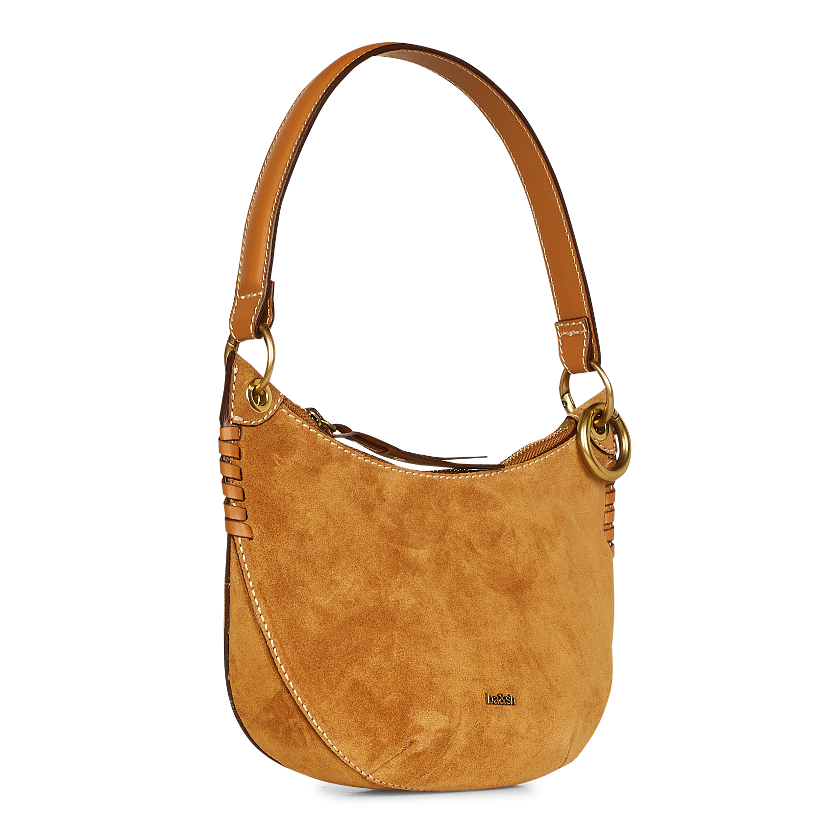 SWING - Sac à main en cuir velours| Marron