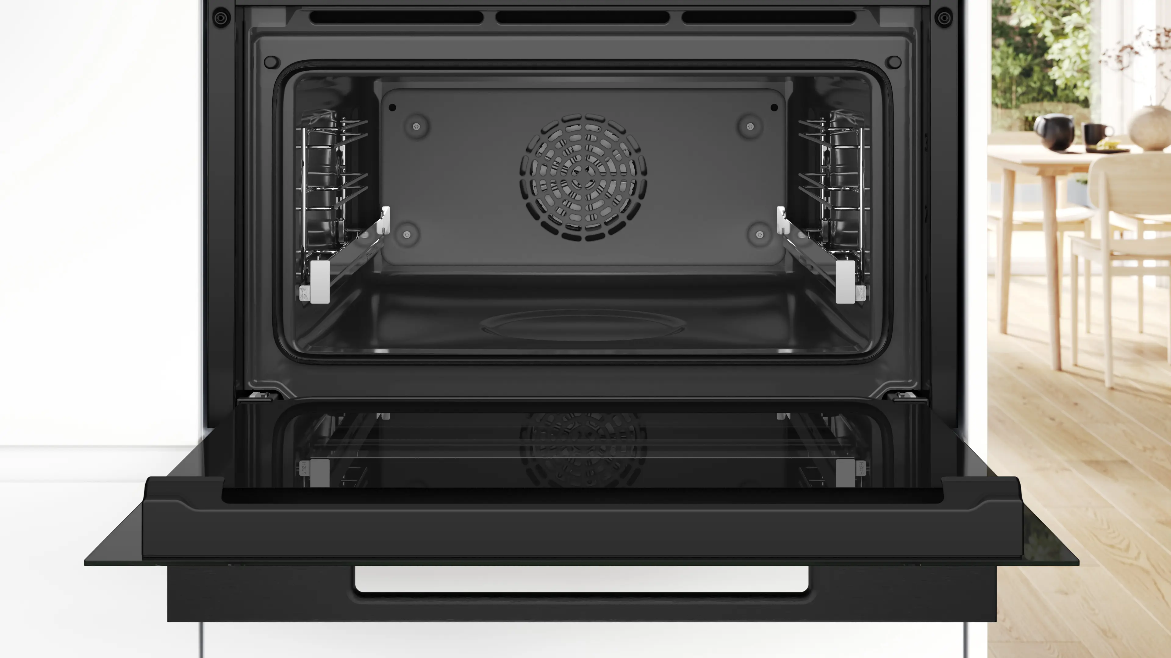 Serie 8 Compacte bakoven 60 x 45 cm Zwart