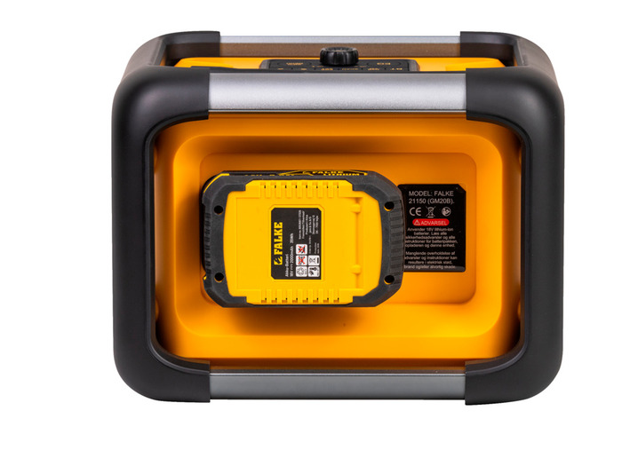 Falke akku arbejdsradio Bluetooth/DAB/FM 18 V