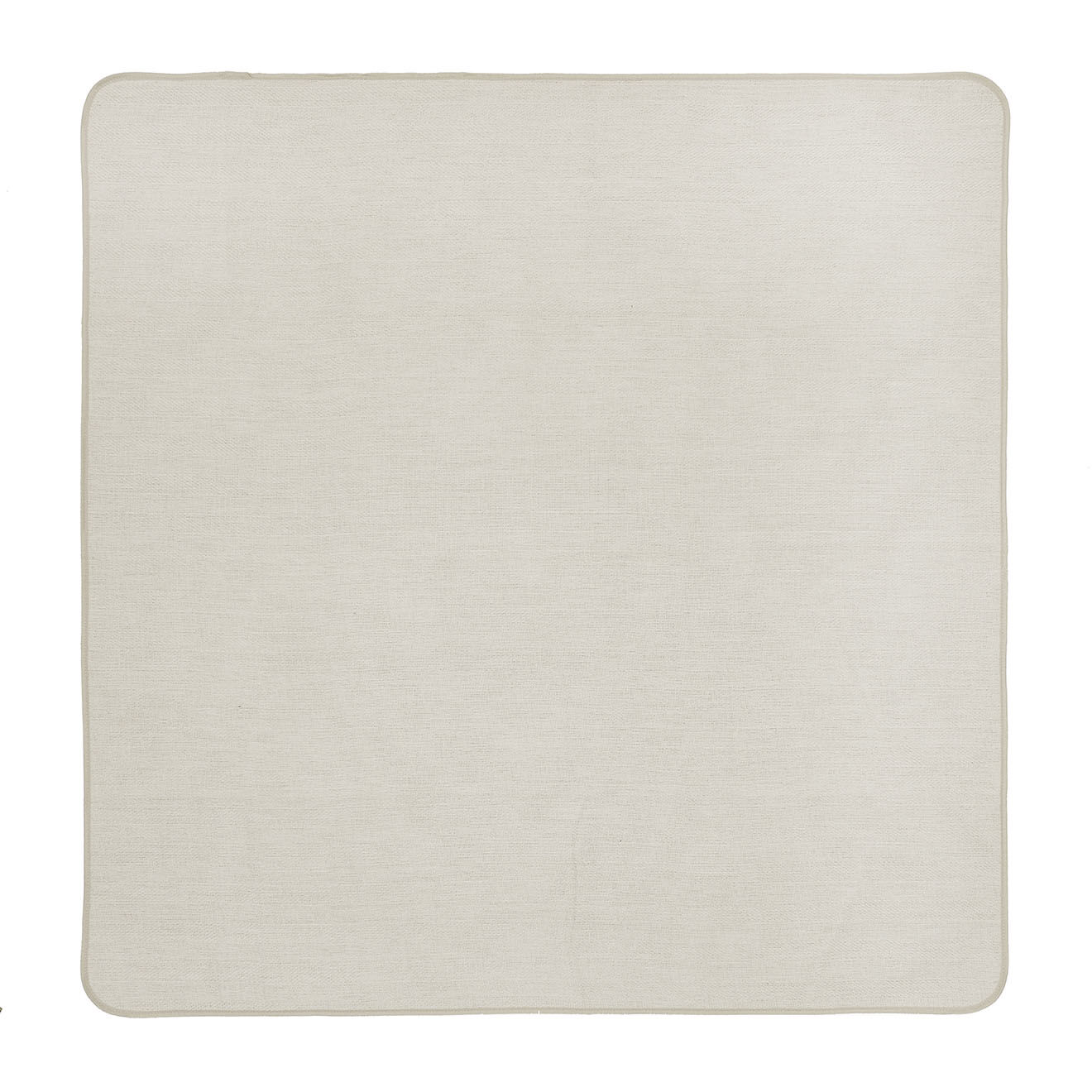 Livoo Couverture de pique-nique blanc/crème - 135x135 cm