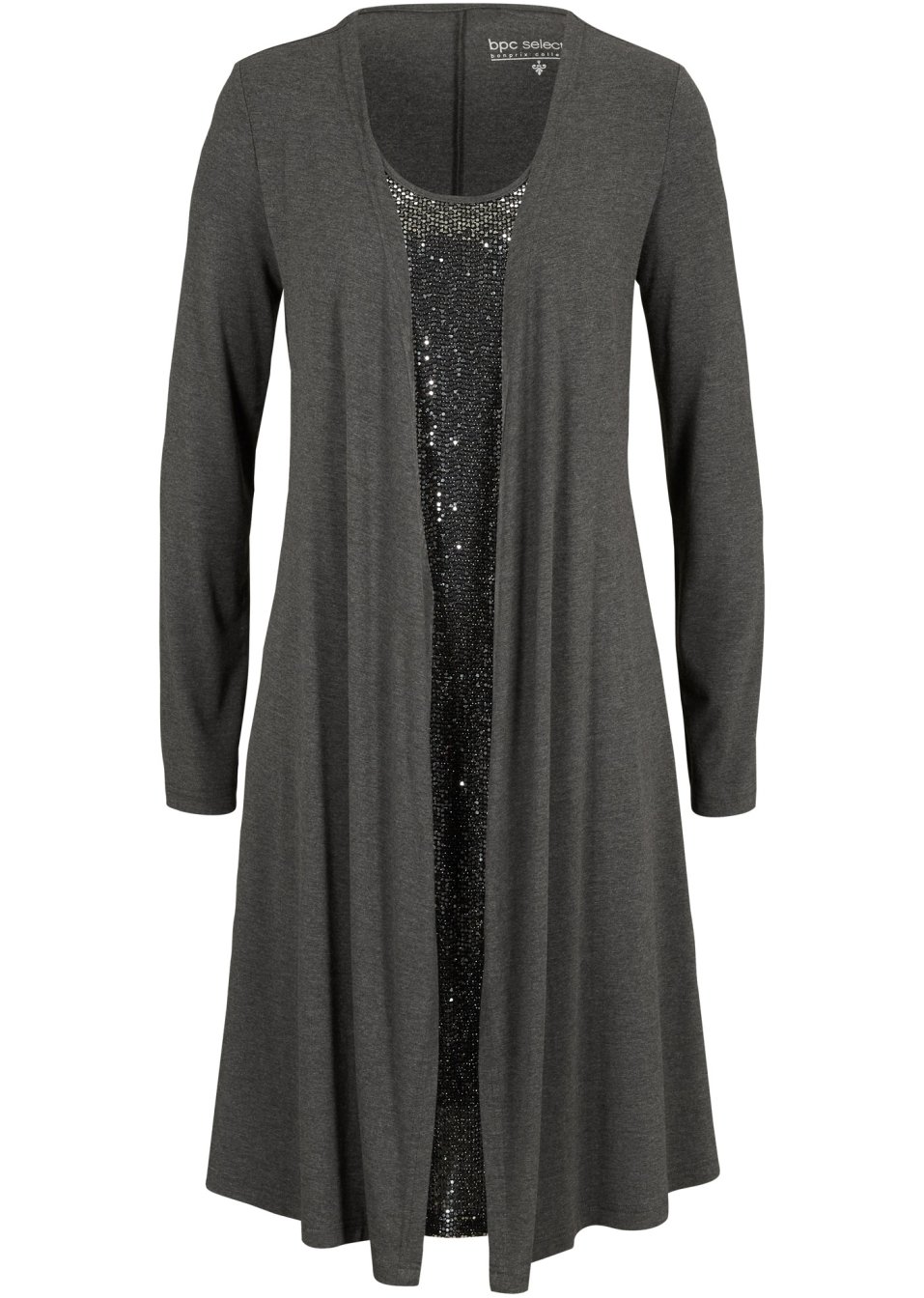 Robe style double épaisseur en viscose