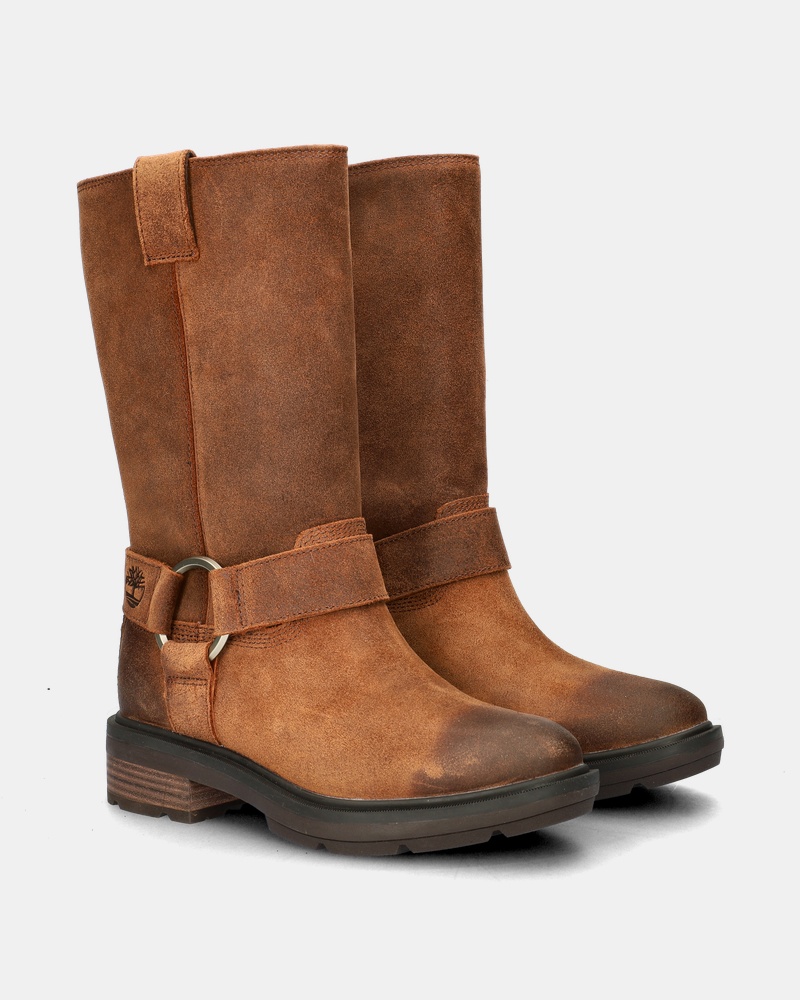 Timberland Tall Pull On Bikerboots  - bruin
