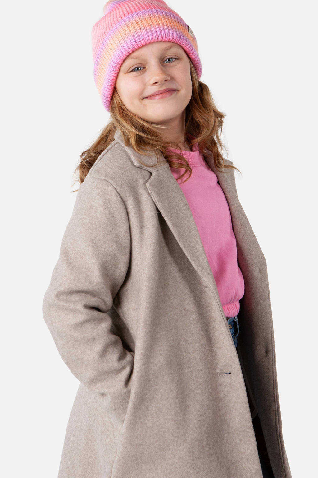 muts roze/oranje