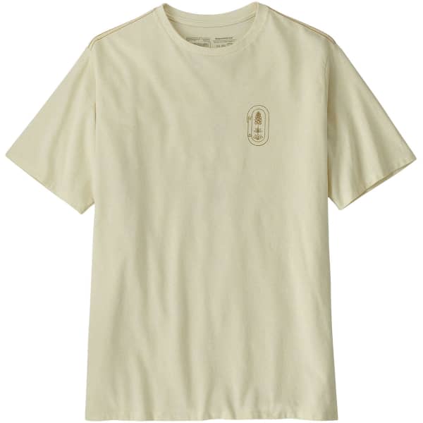T-shirt PATAGONIA M'S CLEAN CLIMB TRADE RESPONSIBILI-TEE CLEAN CLIMB BLOOM/BIRCH WHITE