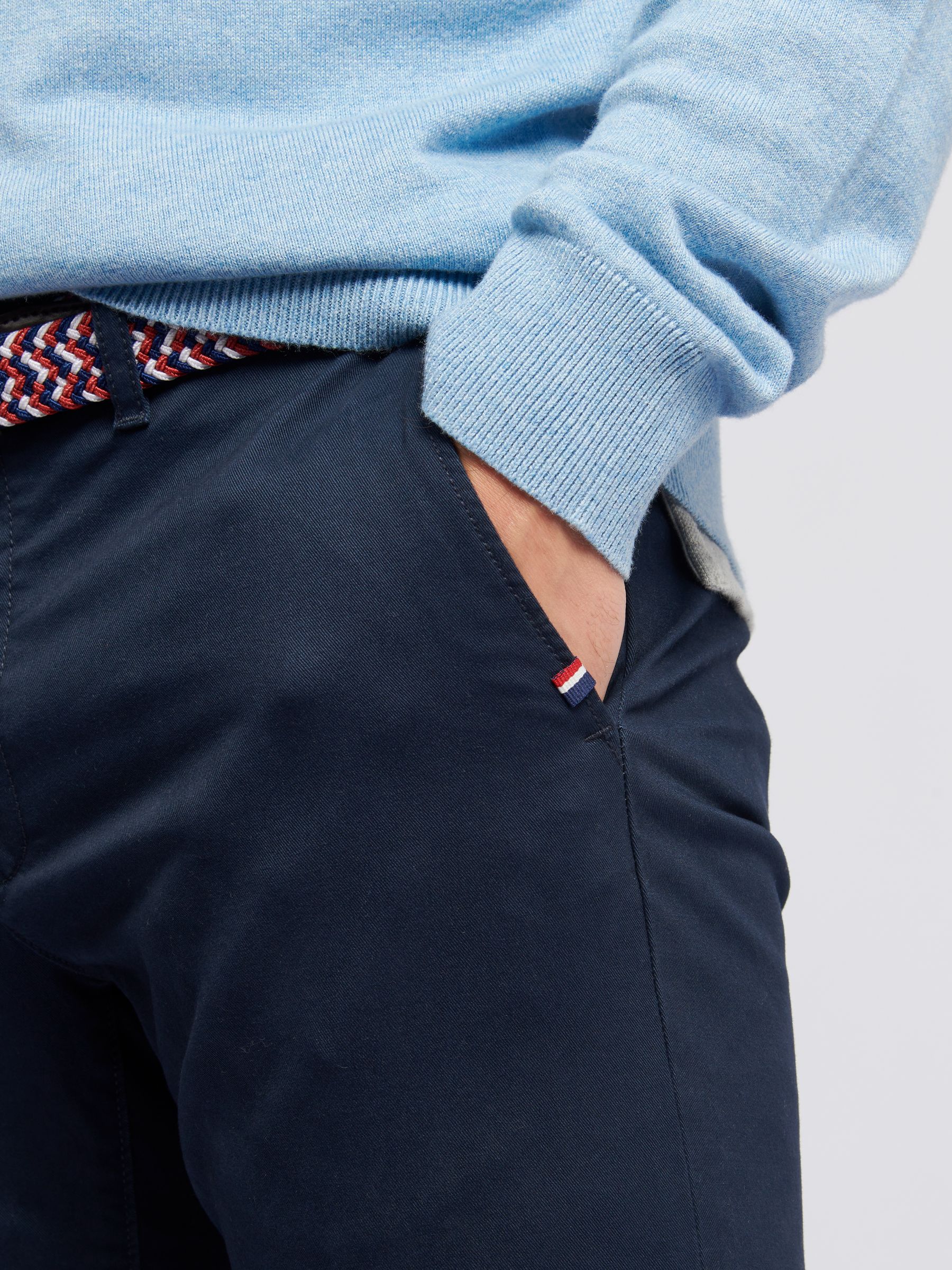Blauw - U.S. Polo Assn. Mens Classic Chinos Trousers