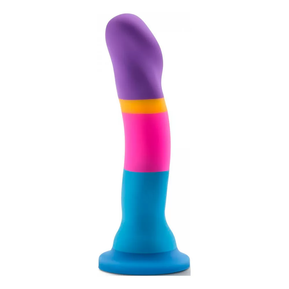 Addiction Silicone Dildo With Suction Cup - Hot 'n' Cool