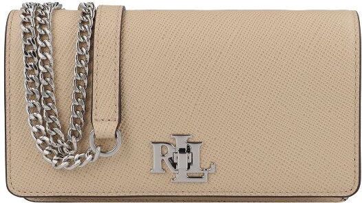 Lauren Ralph Lauren - Koppeltas - Bruin - Leer - 18 cm