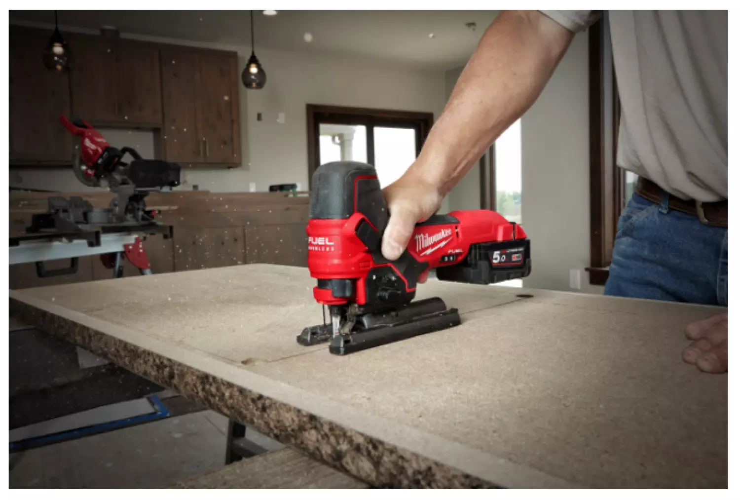 Milwaukee M18 FBJS-0X 18V Li-Ion Accu Decoupeerzaagmachine body in HD-Box - koolborstelloos