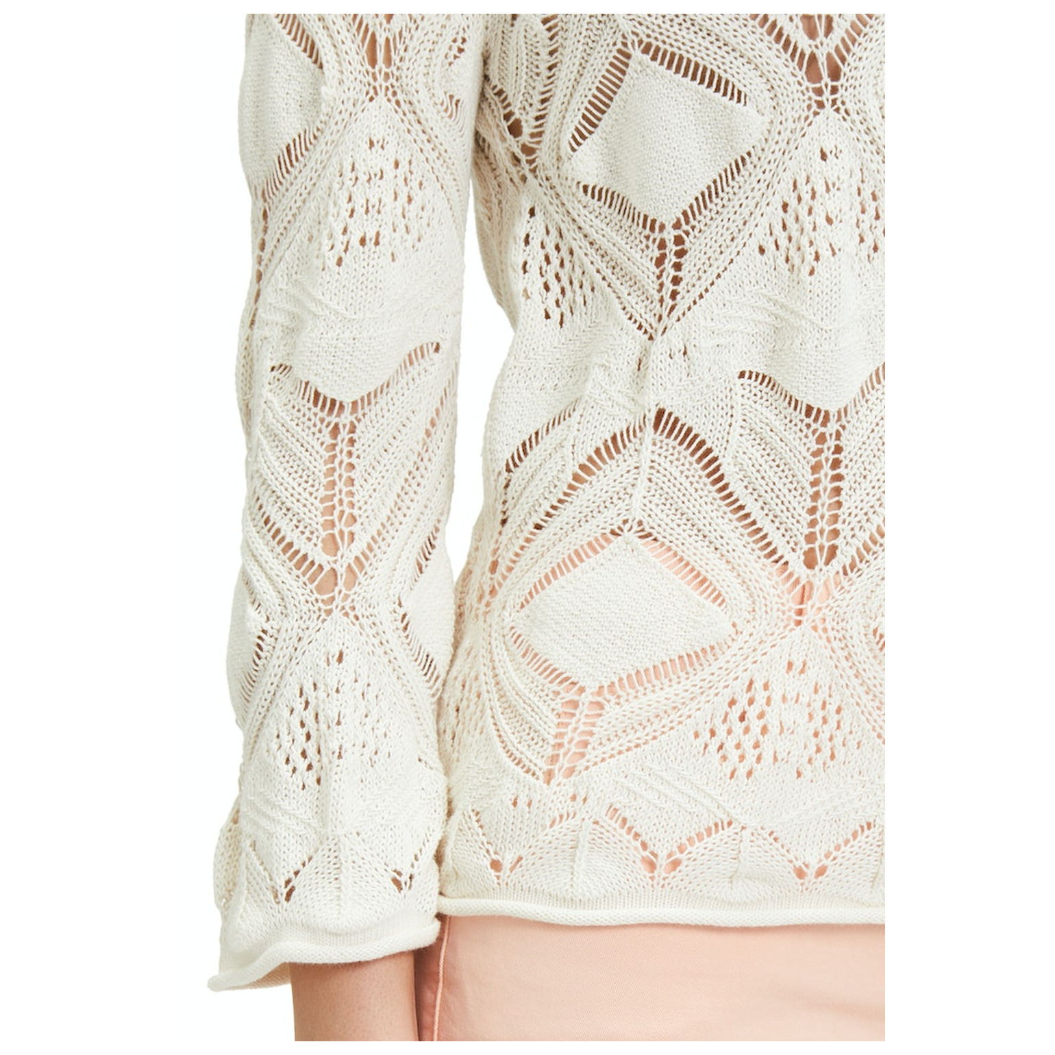 Cartoon Strickpullover Kurz 1/1 Arm