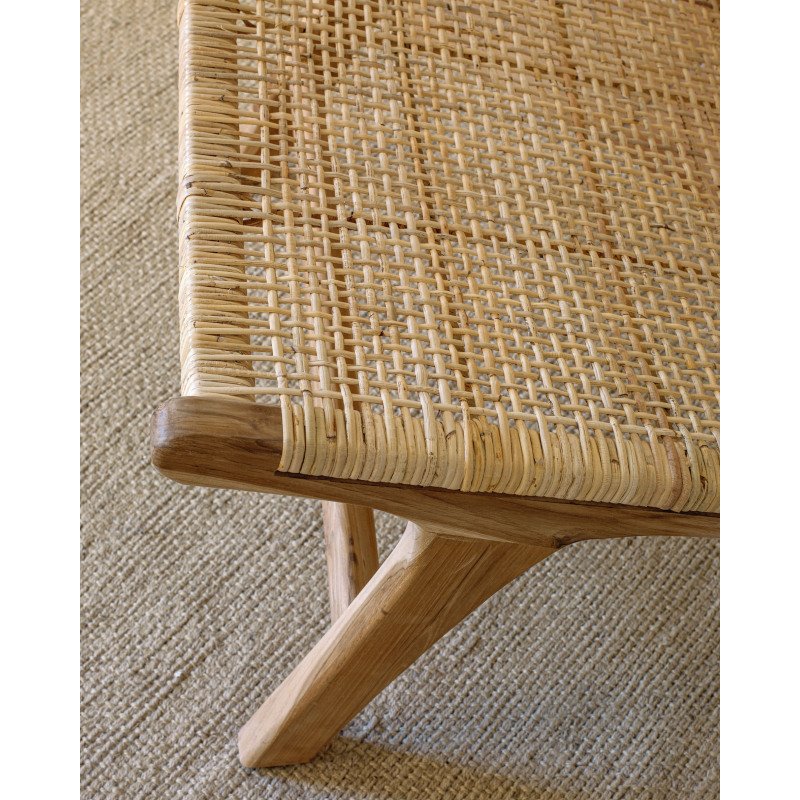 Fauteuil Beida bois massif de tek