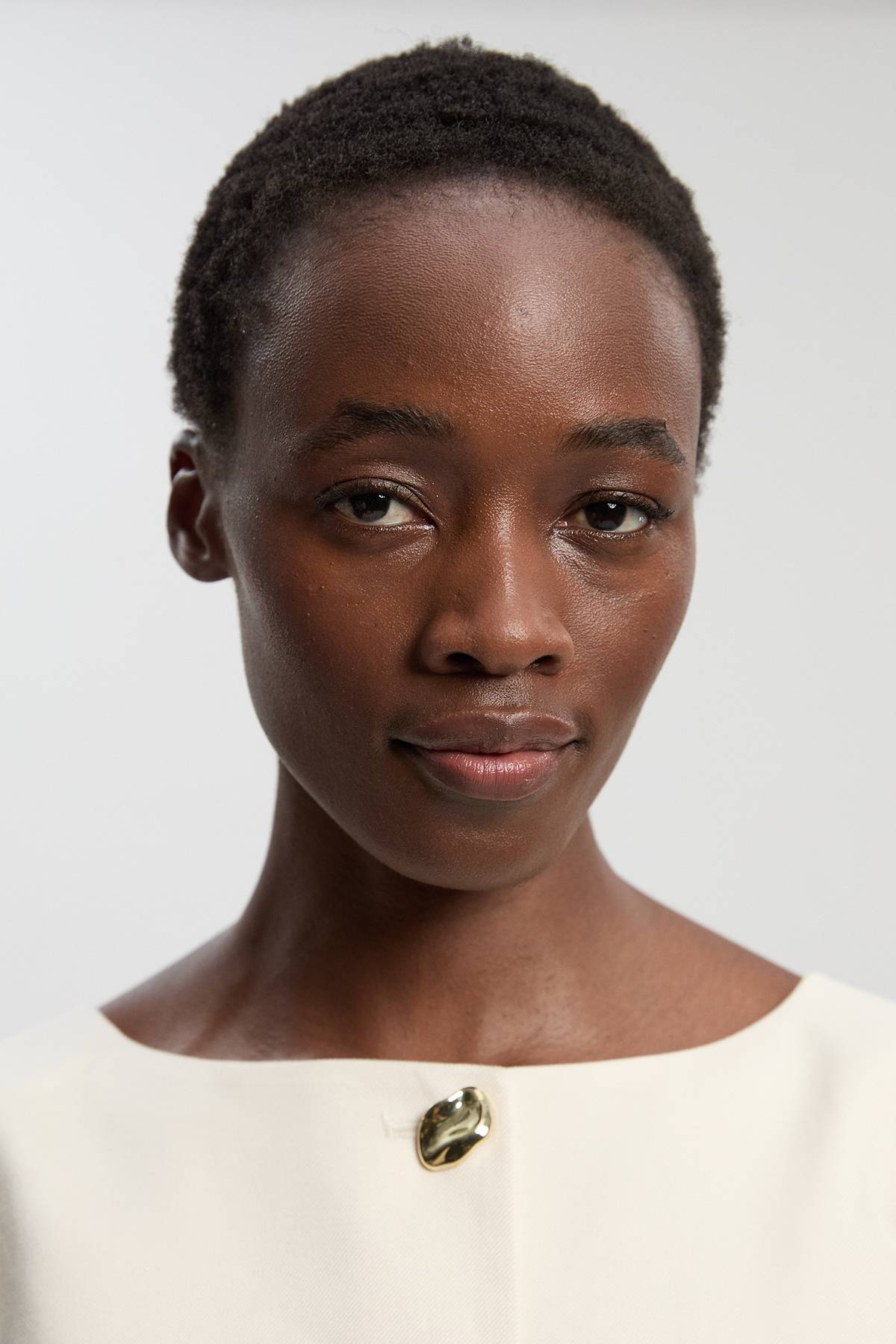 KarenMillen Gilet Long En Lin Ajusté Avec Boutonnage Décoratif Devant