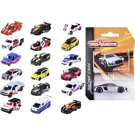 Majorette racerbiler 7,5 cm - flere varianter - assorteret