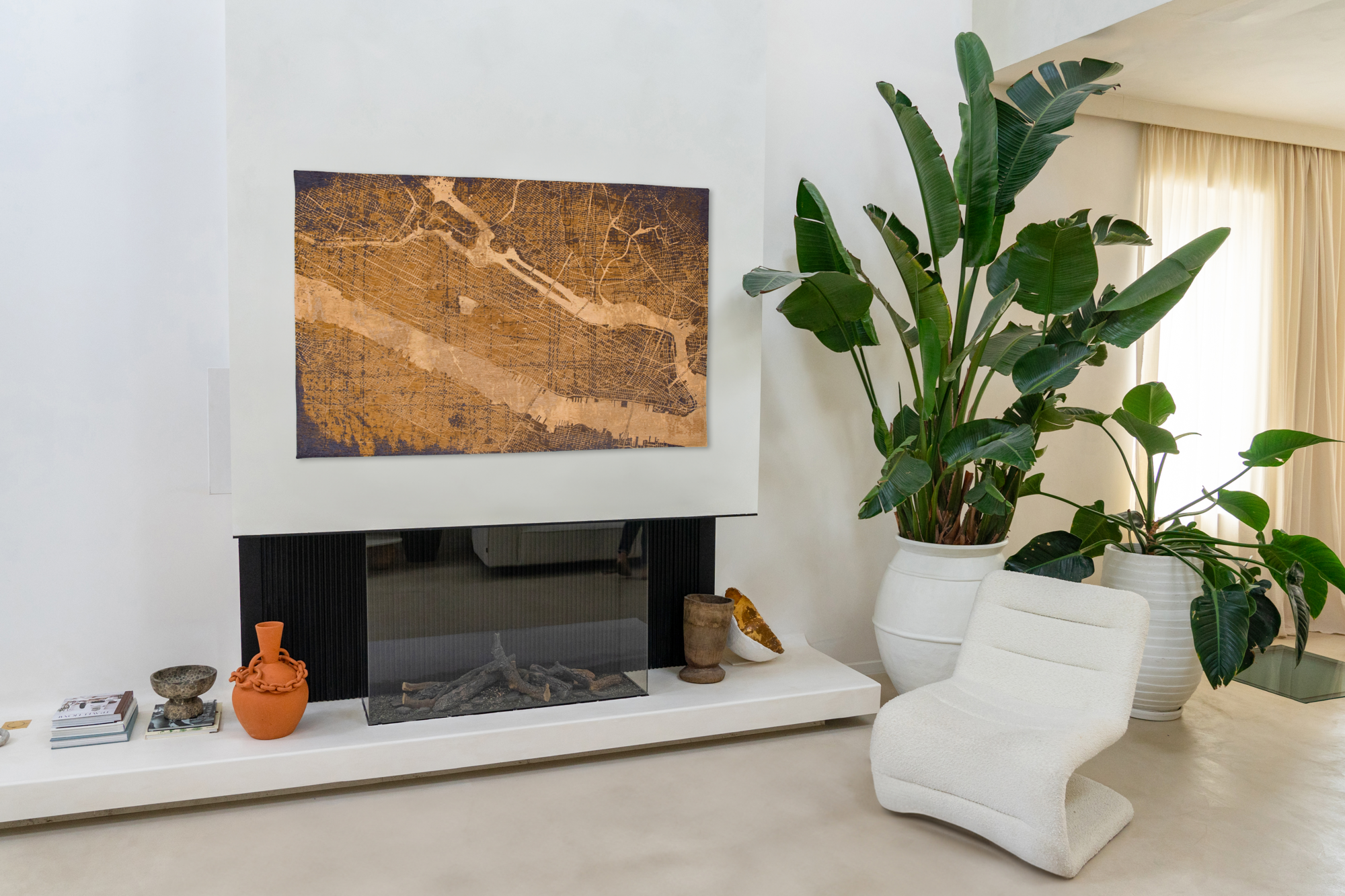 Ecorugs vloerkleed New York goud 170x240 cm