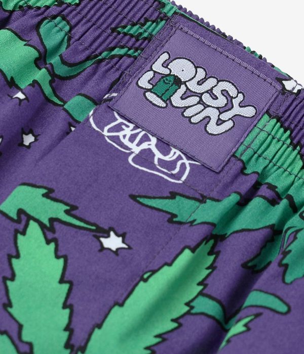 Lousy Livin Weedy Boxershorts (purple haze)