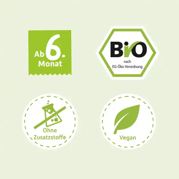 Bio Baby Apfel, Erdbeere & Blaubeere