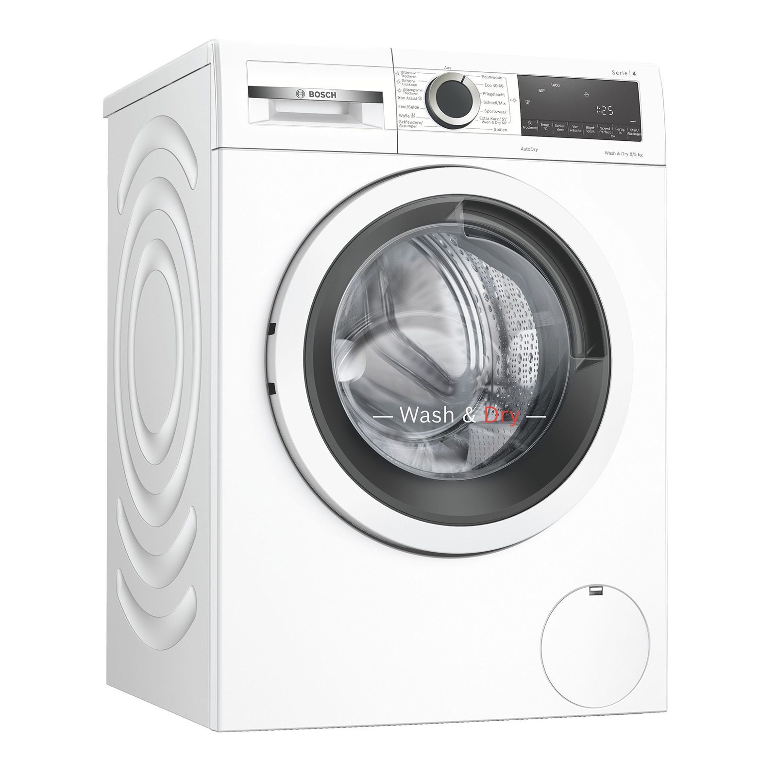BOSCH Waschtrockner WNA13470 - weiß - 8 kg - E