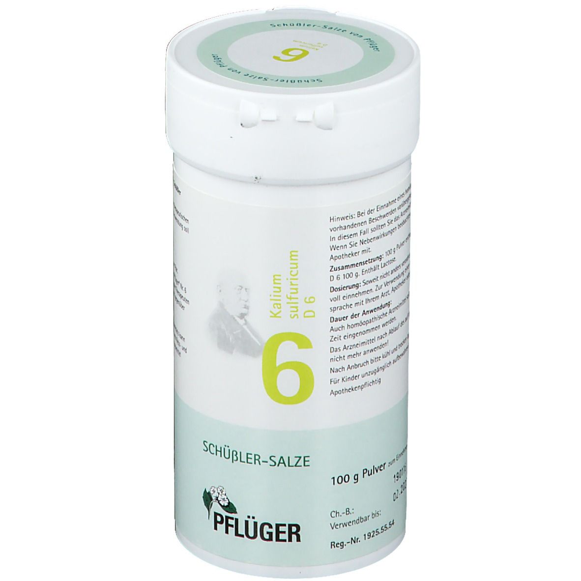 Biochemie Pflüger® Nr. 6 Kalium sulfuricum D6 Pulver