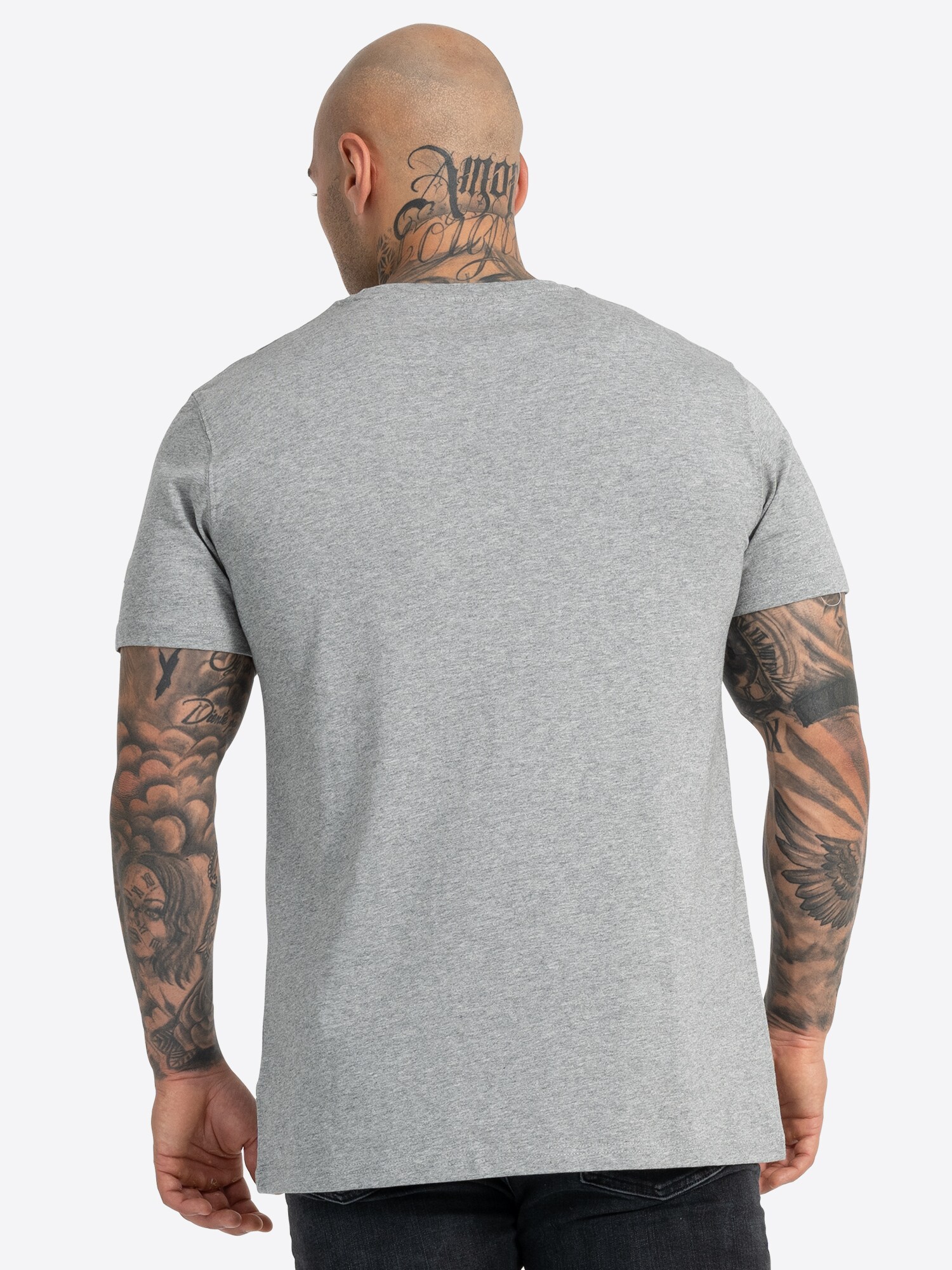 Lonsdale Herren T-Shirt normale Passform LL008 ONE TONE