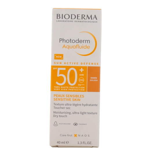 Bioderma Photoderm Aquafluide Teinte Dorée SPF50+ - Fluide solaire