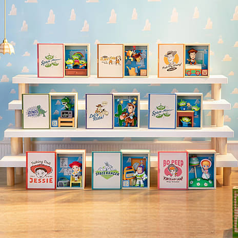 Toy story andys room scene samlerfigur – flere varianter – assorteret