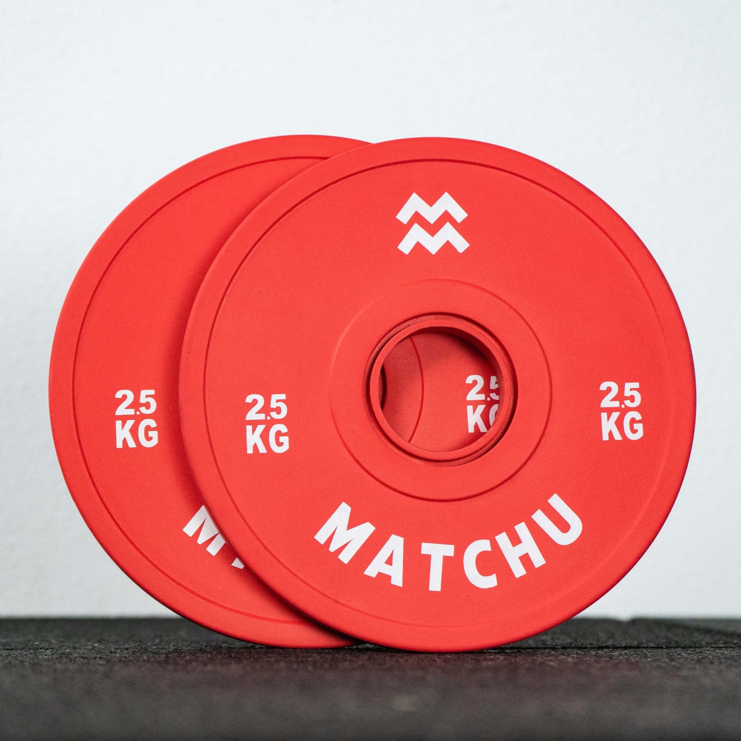 Matchu Sports - Mini Fractional Plates 2,5 kg - 2er Set - Hantelscheiben 50 mm