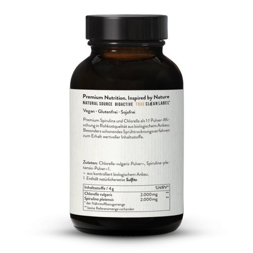 Sunday Natural Products  Chlorella + Spirulina Pulver