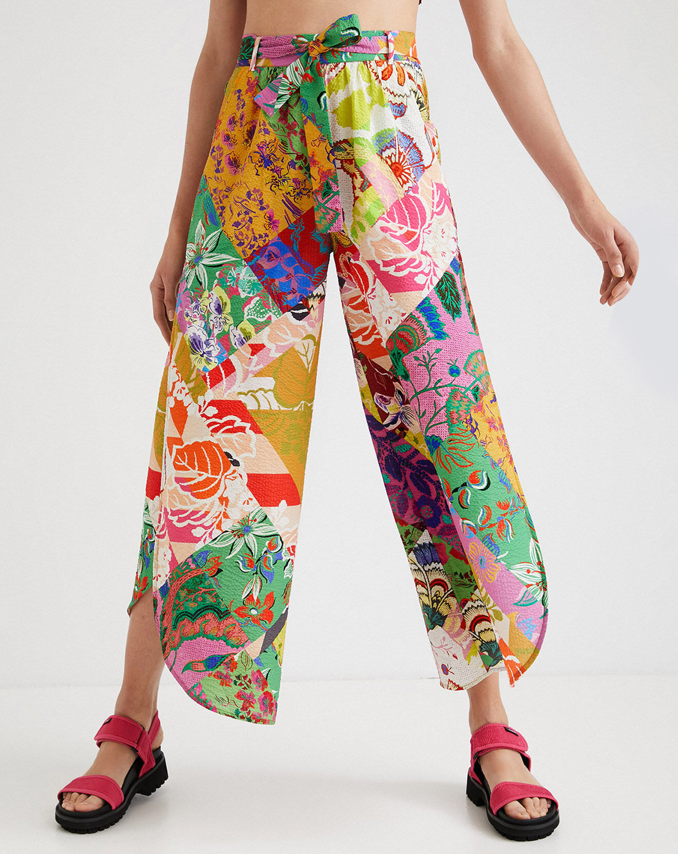 Desigual Pantalon Athenais multicolore