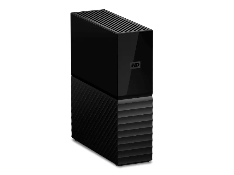 WD My Book WDBBGB0120HBK - Harddisk - krypteret - 12 TB - ekstern (stationær) - USB 3.0 - 256-bit AES - sort