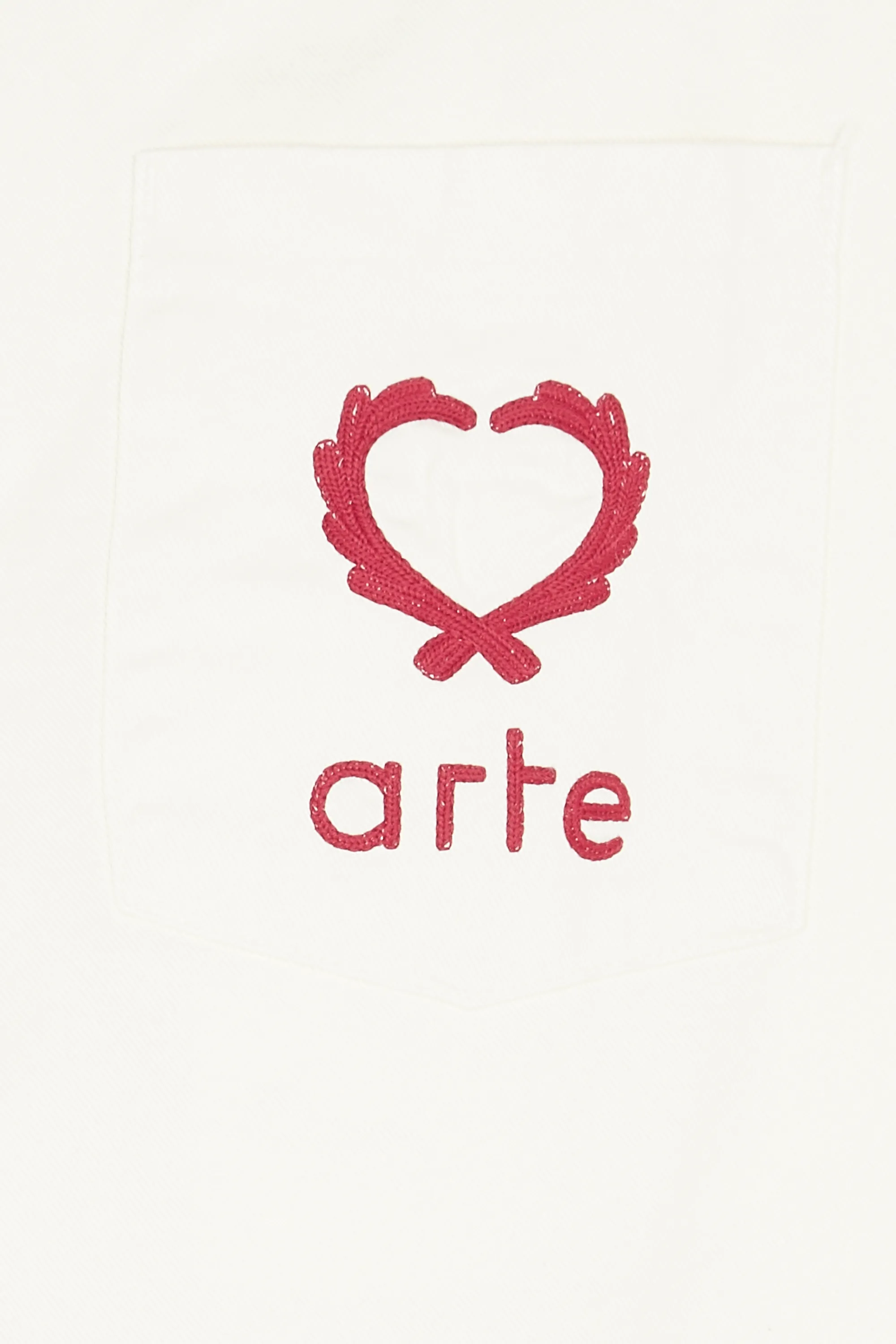 ARTE ANTWERP Jean Poage Back Heart Beige