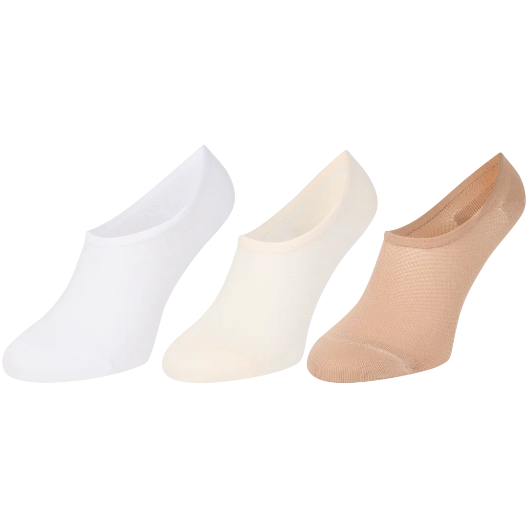 Socquettes invisibles en microfibre